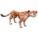Orange cheetah
