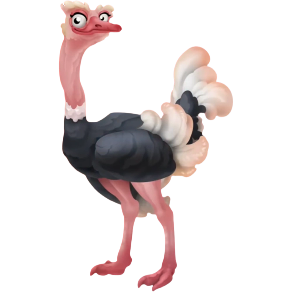 Серый страус