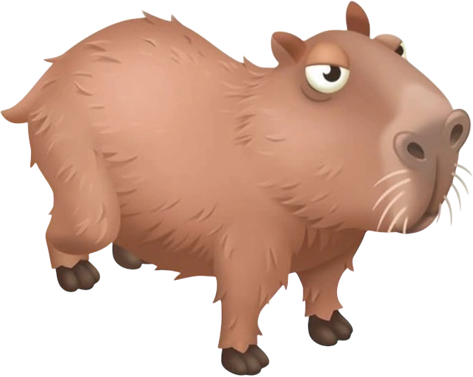 Рыжая капибара