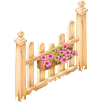 Цветочный забор