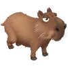Capibara marrón