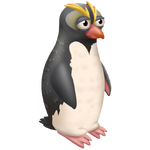 Gray penguin