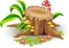 Pilz-Baumstamm