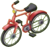Rotes Fahrrad