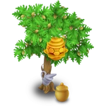 Árbol con 1 colmena