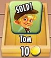 Items bought by Tom