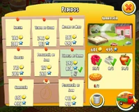 Pedidos en el tablón