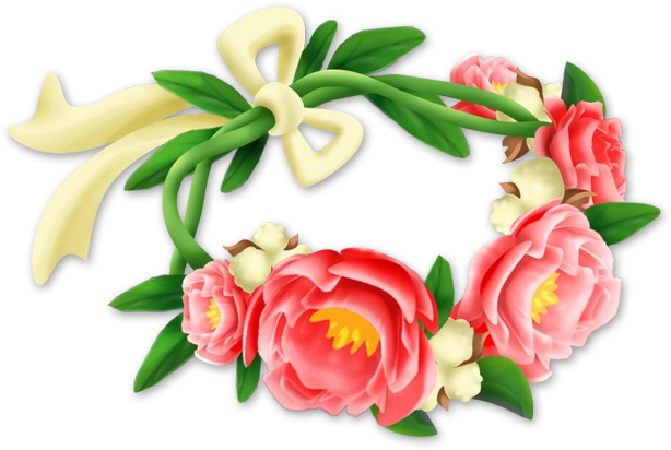 Корона из цветов