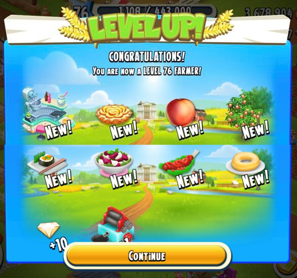 Experience Levels/Levels 76100 Hay Day Wiki Fandom