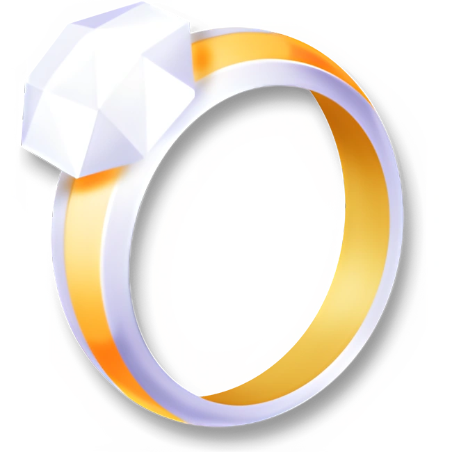 Кольцо с бриллиантом