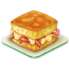 Gegrilltes Zwiebel-Käse-Sandwich
