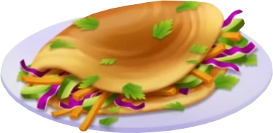 Разноцветный омлет