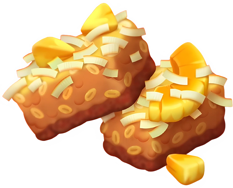 Ананасно-кокосовые батончики