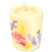 Floral candle