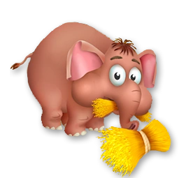 Коричневый слонёнок