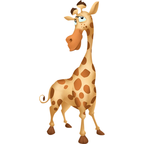 Бежевый жираф