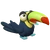 Tucán piquiverde