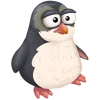 Cría de pingüino gris