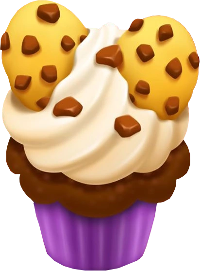 Кекс с печеньем