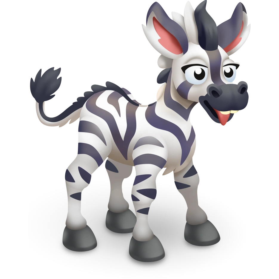 Детёныш серой зебры