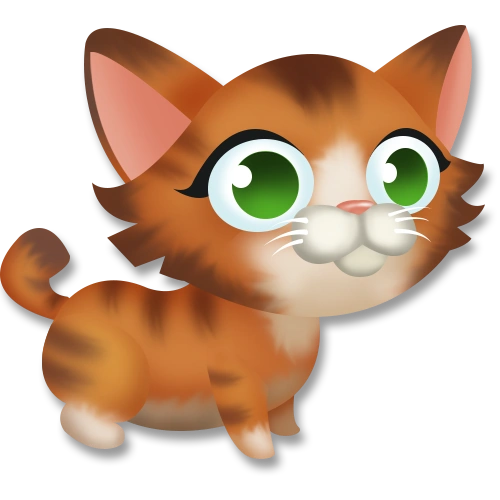 Полосатый котёнок