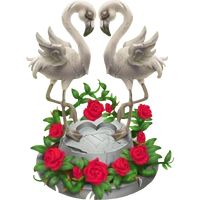 Пара фламинго