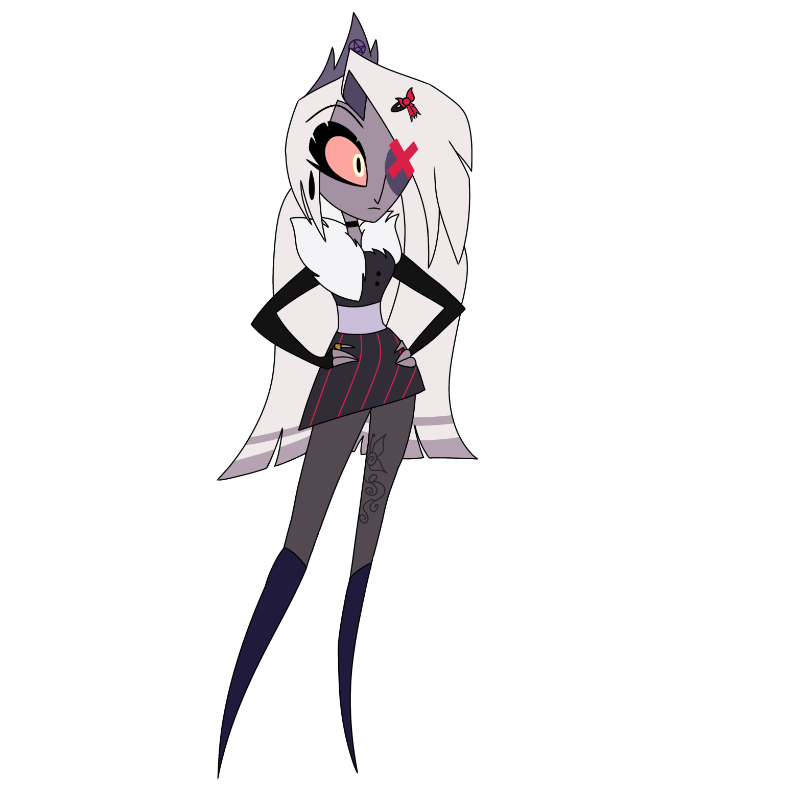 Vaggie (by: Verosikasimp) | Hazbin Hotel Fanon Wiki | Fandom