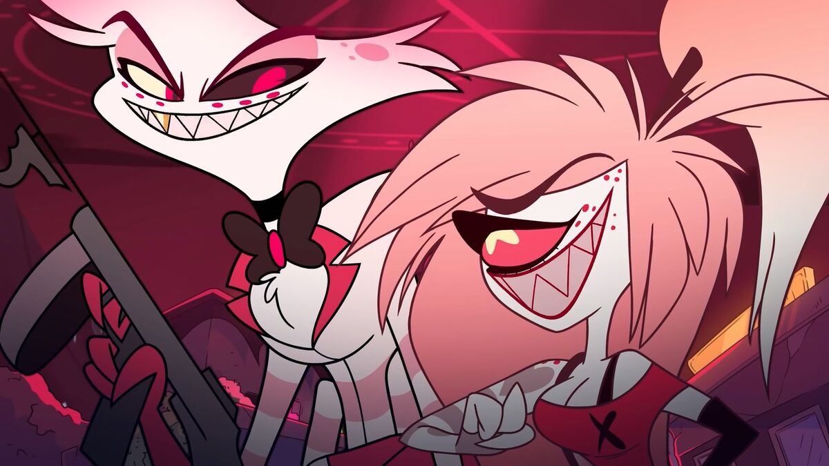Энджел даст кадры из сериала Cherri Bomb/Relationships Hazbin Hotel Wiki Fandom
