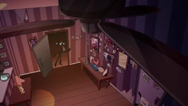 Blitzo's apartment light on