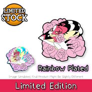 Lovely Blitzo Rainbow Plated Enamel Pin