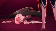 Vaggie's left eye slashed