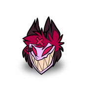 Spooky Alastor pin