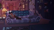 Blitzo's couch/bed