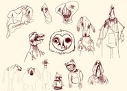 HB Loo Loo Land Animatronics Concept Art