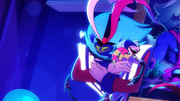 Ozzie hugging Fizz