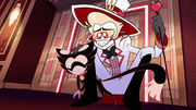 Lucifier petting KeeKee