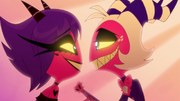 Moxxie singing "I love you" to Millie