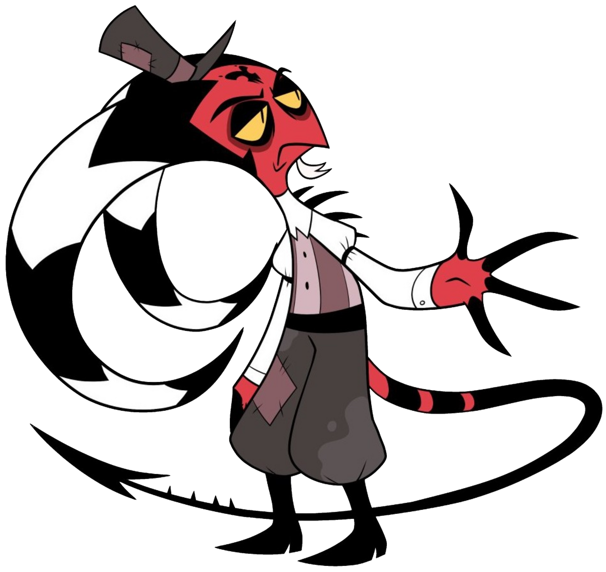 Hazbin Dojo Cast Line - Helluva Boss Edition by thieviusracoonus