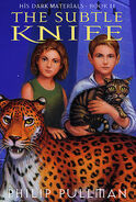 The Subtle Knife hardback first American edition cover published July 22nd 1997 by A. Knopf Books for Young Readers