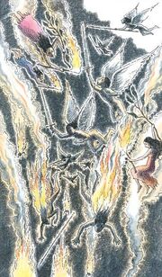 Witches and  at the Battle on the Plain