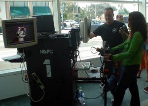  performs  in a live demonstation of the HDPS.