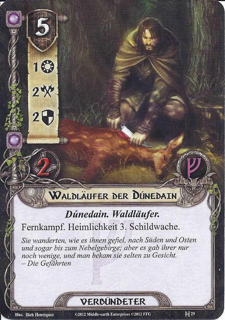 Waldläufer der Dúnedain Der Herr der Ringe Das Kartenspiel Wiki Fandom