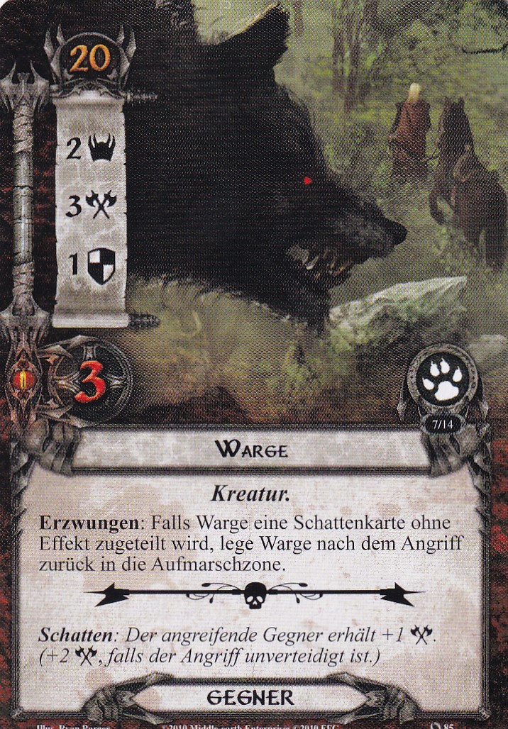 Warge Der Herr der Ringe Das Kartenspiel Wiki Fandom