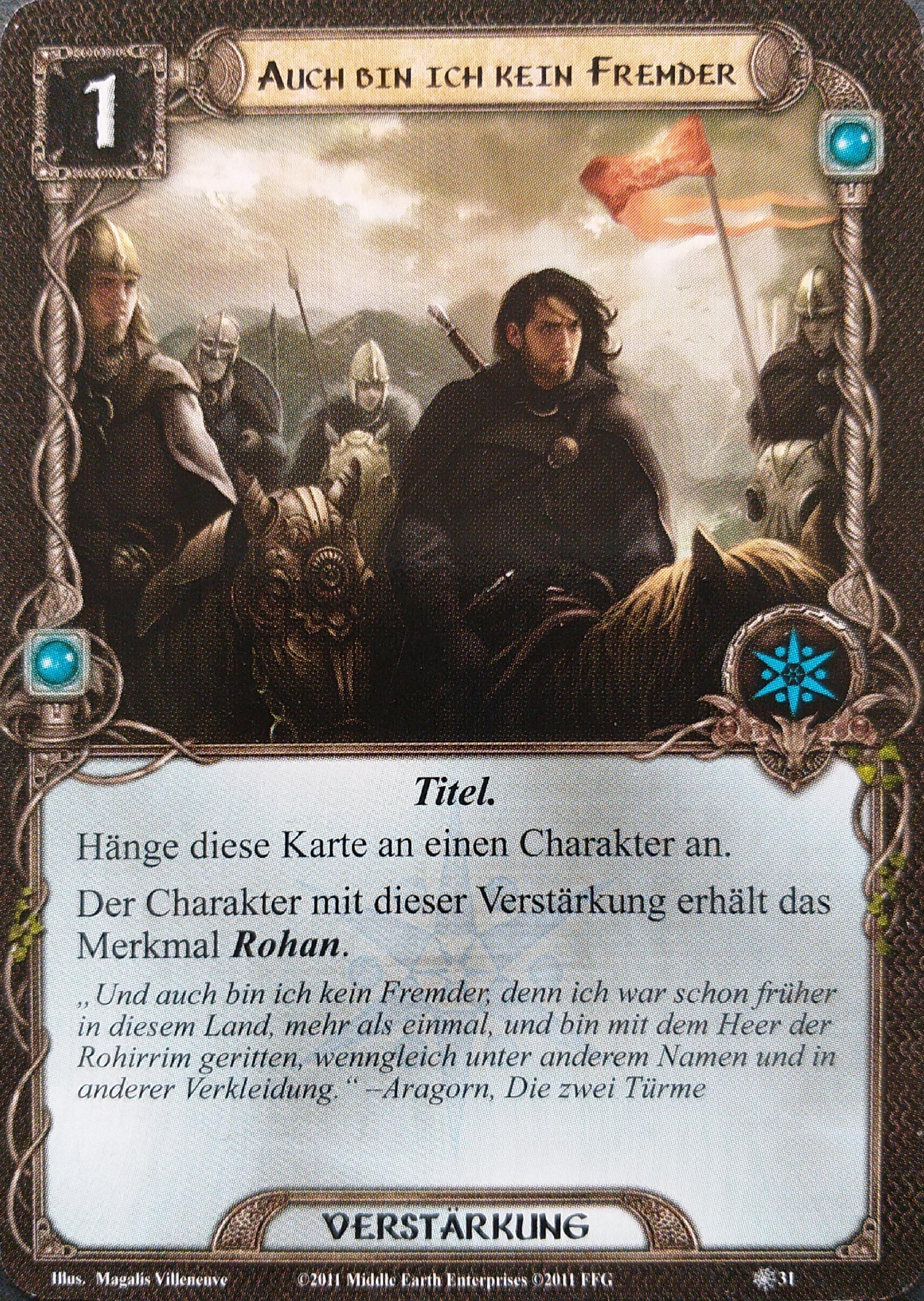 Auch Bin Ich Kein Fremder Der Herr Der Ringe Das Kartenspiel Wiki Fandom