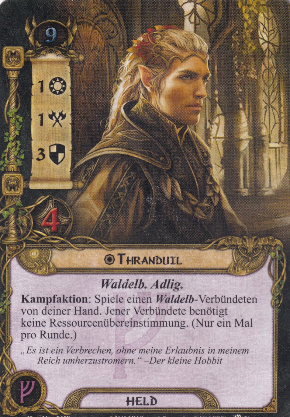 Thranduil Der Herr der Ringe Das Kartenspiel Wiki Fandom