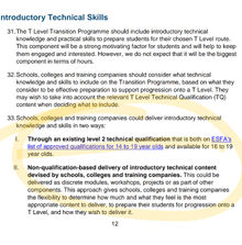 T-level technical skills