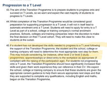 T-level transitions 2