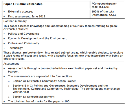 Global Citizenship