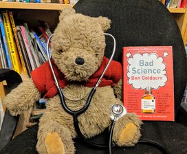 Teddy with stethoscope