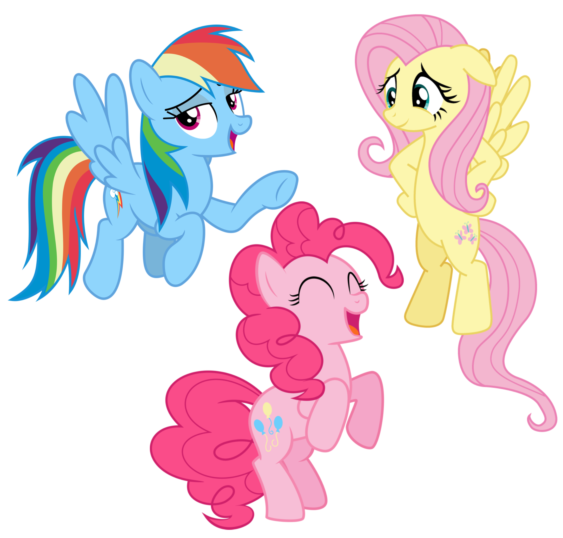 pictures of rainbow dash and fluttershy